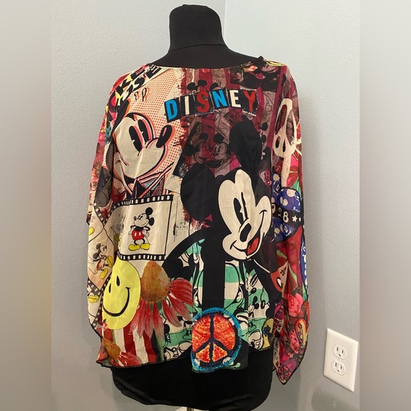 Kingdom Couture Tops - Mickey Mouse Sheer Shirt by Kingdom Couture